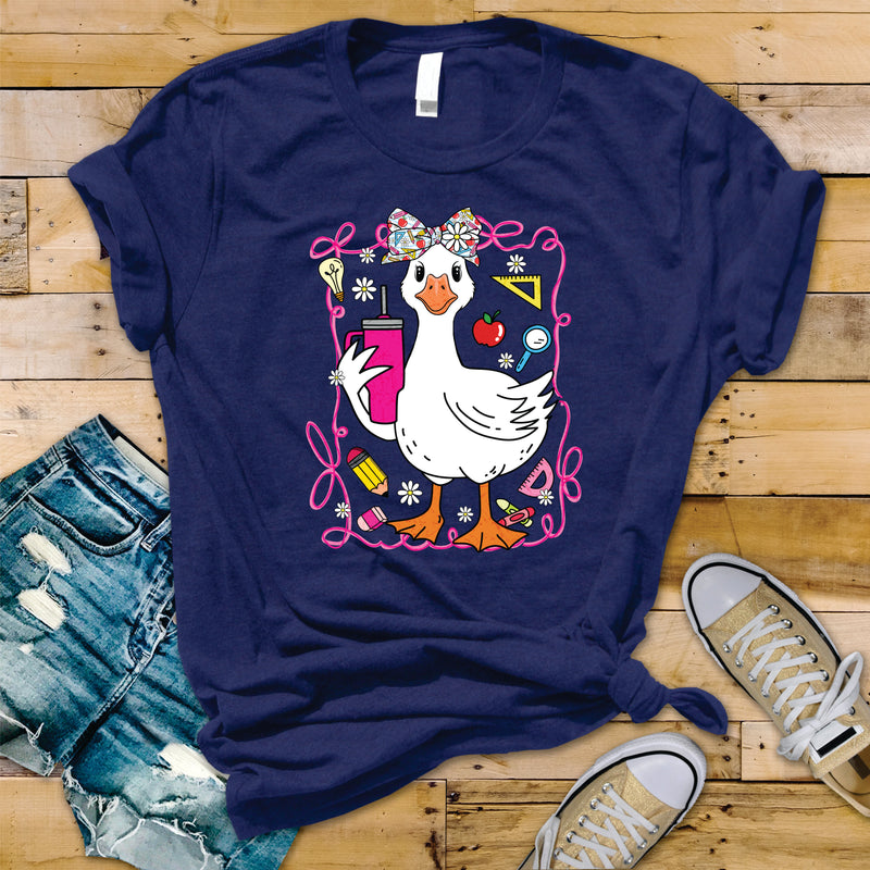 Teacher Goose Pink Cup - Transfer