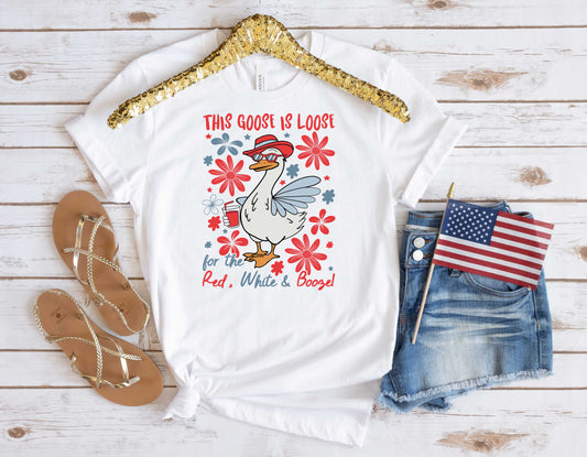 This Goose Is Loose For The Red, White and Booze - Transfer
