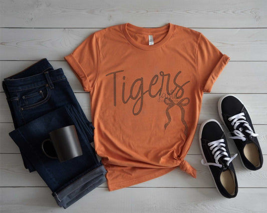 Mascot with Bow - Tigers - SPANGLE