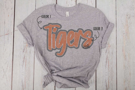 Mascot Name - Tigers - SPANGLE