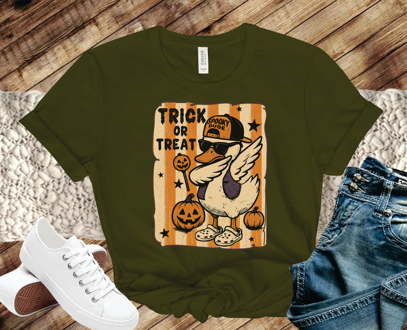 Trick Or Treat Dabbing Goose - Transfer