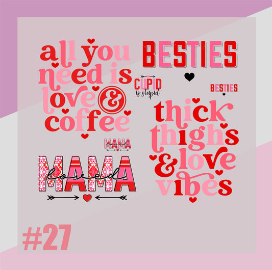 Valentines Day Gang Sheet #27