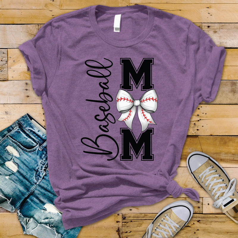 Vertical Baseball Mom Coquette - Transfer