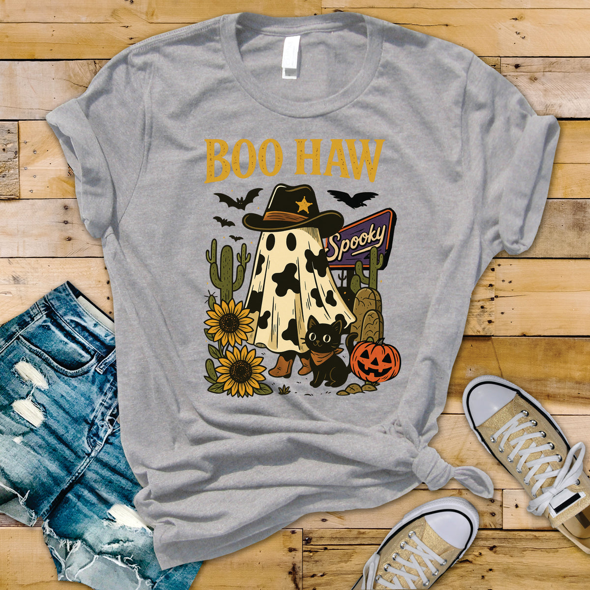 Vintage Boo Haw- Transfer
