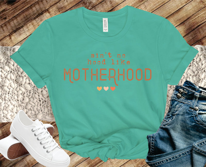 Vintage No Hood Like Motherhood - Transfer