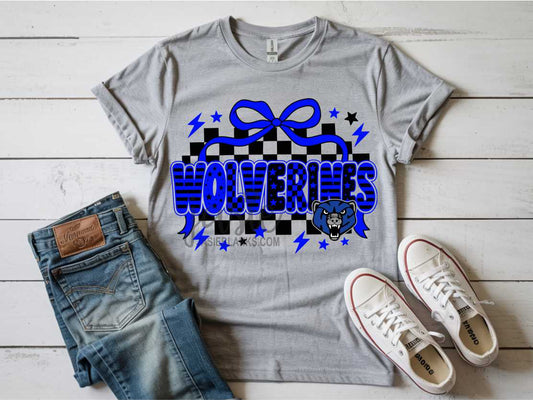WOHS Wolverines w/logo 5 - Transfer