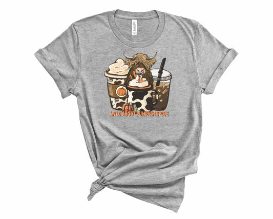Wild About Pumpkin Spice Highland Cow - Transfer