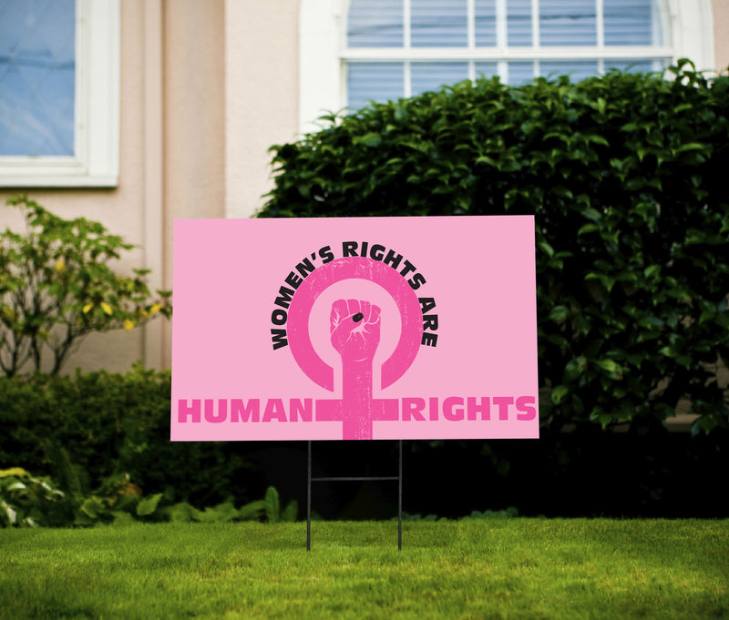 Women's Rights Yard Sign