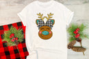 BW Plaid Reindeer - Transfer
