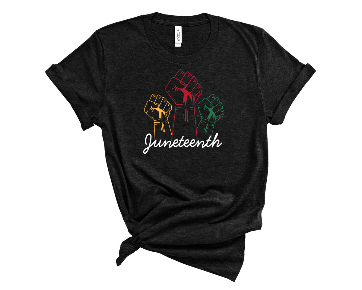 Fists Juneteenth-white - Transfer