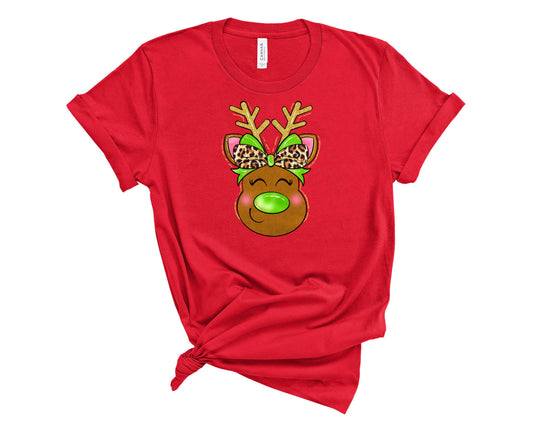 Green Leopard Reindeer - Transfer
