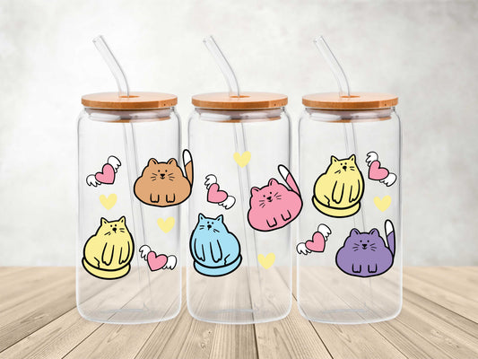 Hearts and Cats- UV DTF Wrap