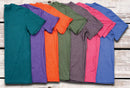 Solid Heather Polyester T-Shirts