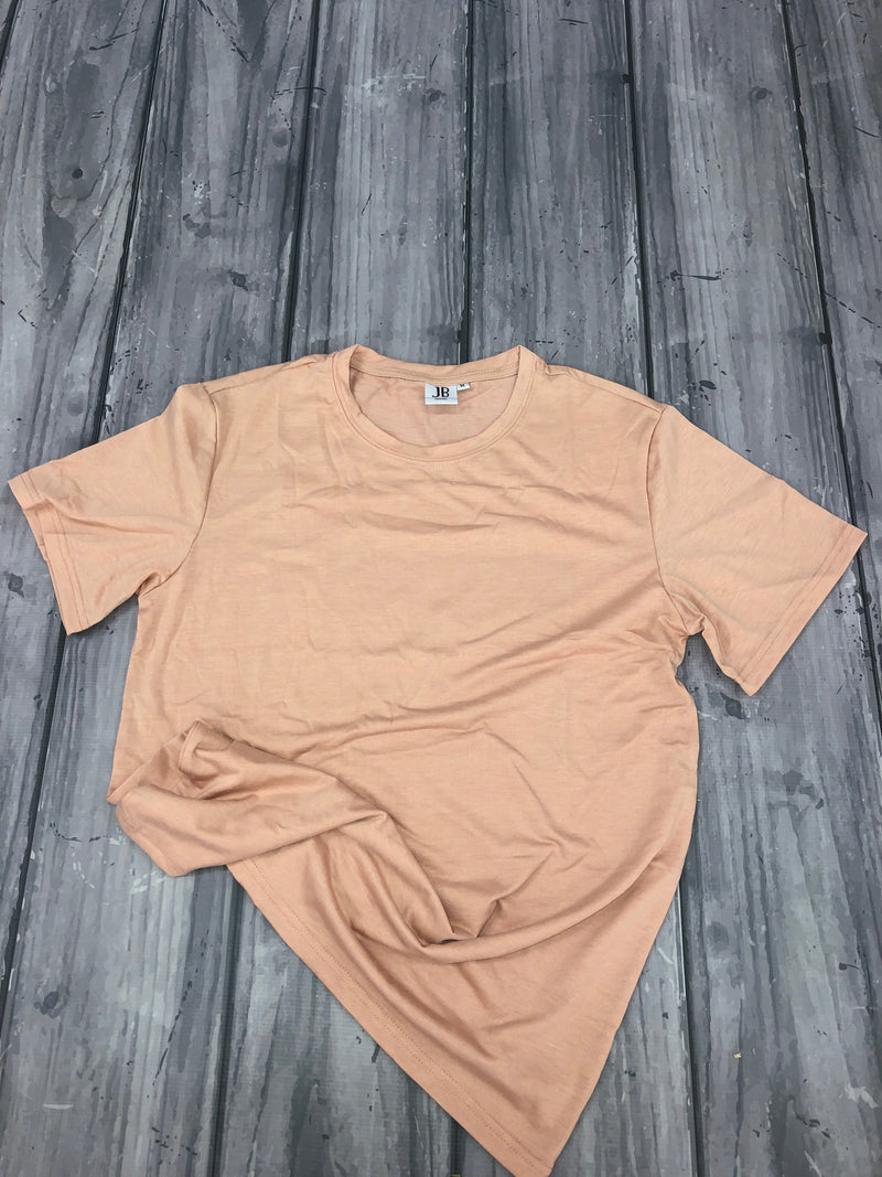 Polyester T-Shirt- Dusty Pink