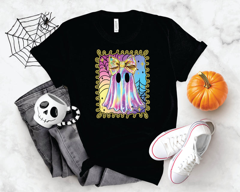 Iridescent Girl Ghost w Frame - Transfer