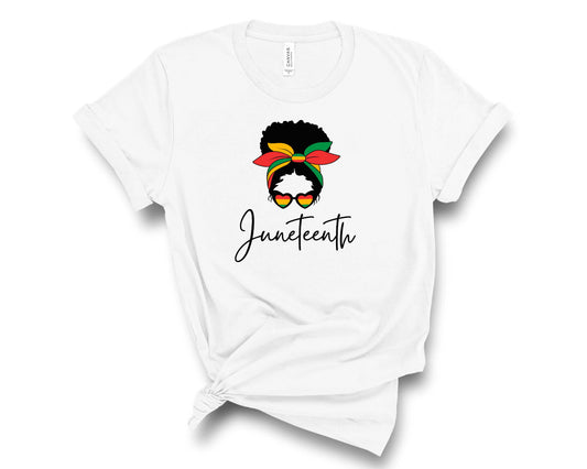 Juneteenth Lady With Glasses - Transfer