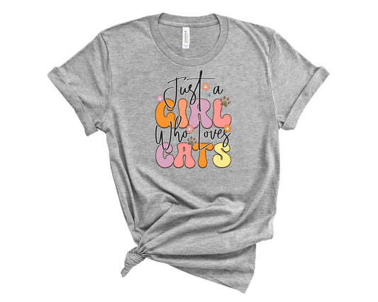 Just A Girl Who Loves Cats- Transfer
