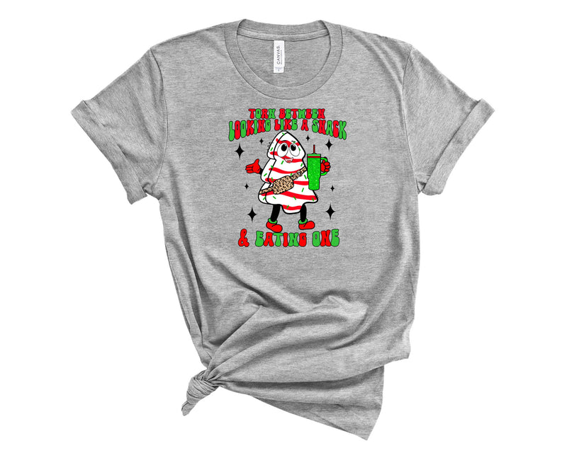 Looking Like A Snack Red And Green  - Graphic Tee