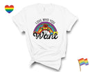 Love Who You Want Retro Rainbow - Transfer