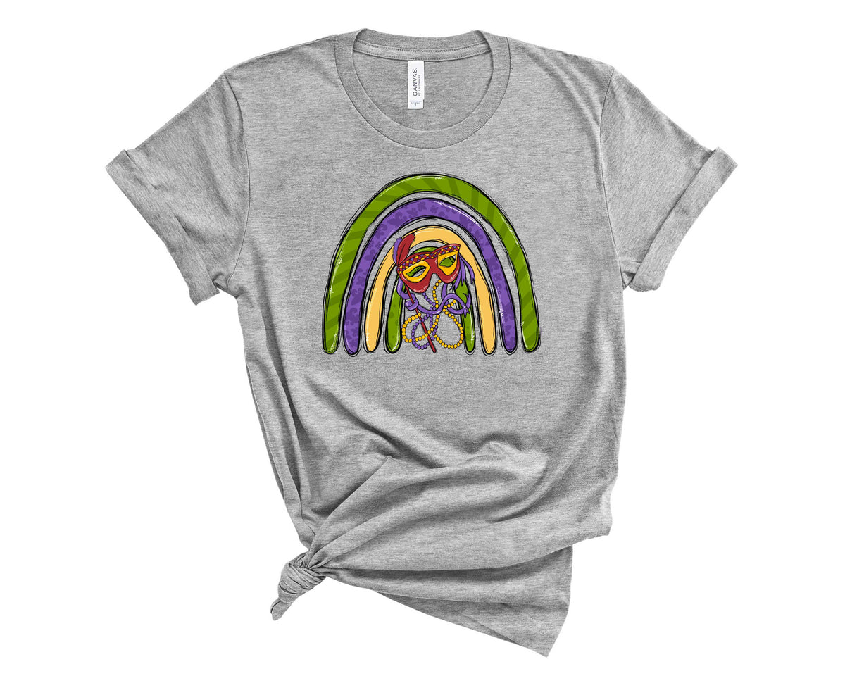 Mardi Gras Rainbow - Transfer