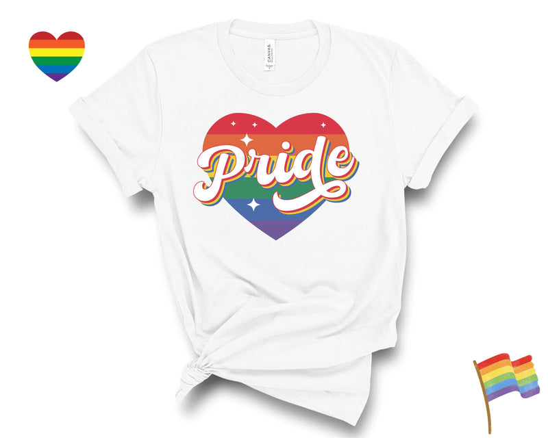 Pride Rainbow Heart - Transfer