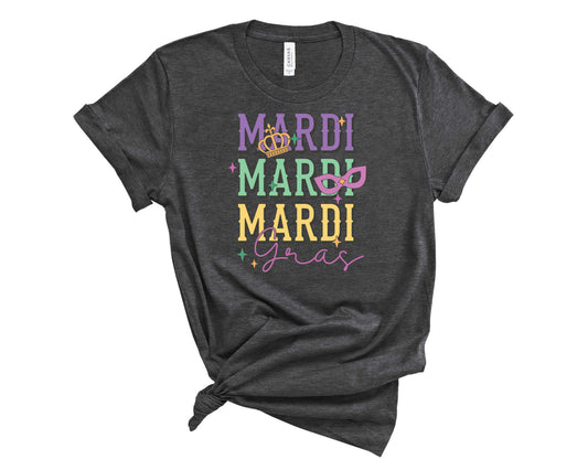 Stacked Mardi Gras - Transfer