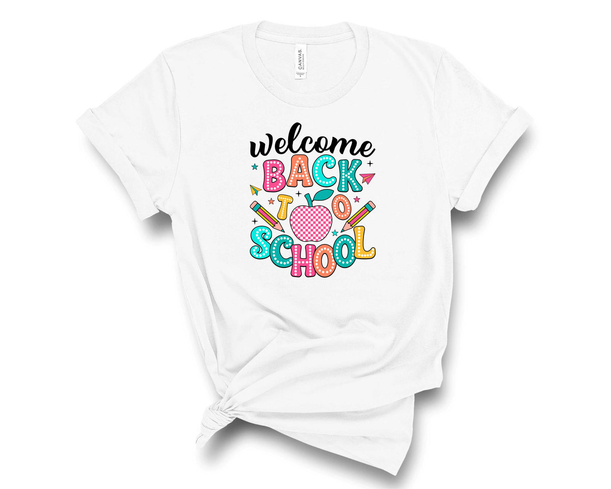 Welcome Back To School- Groovy- Transfer