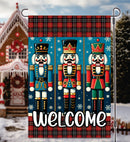 Welcome Nutcrackers Garden Flag