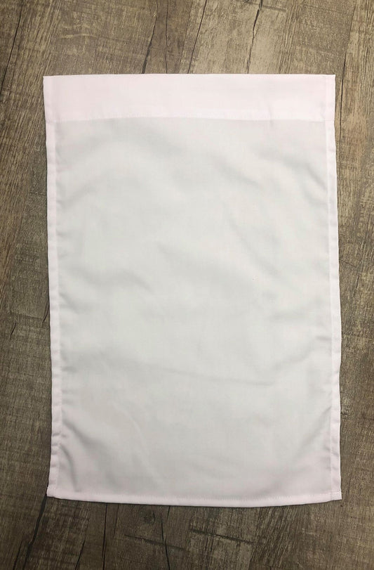 White Sublimation Garden Flag