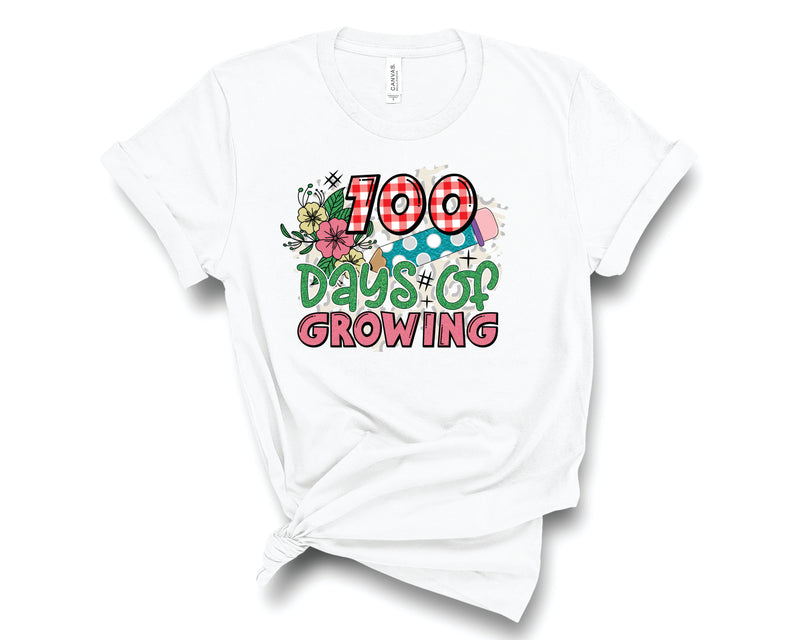 100 Days Of growing Floral - Graphic Tee