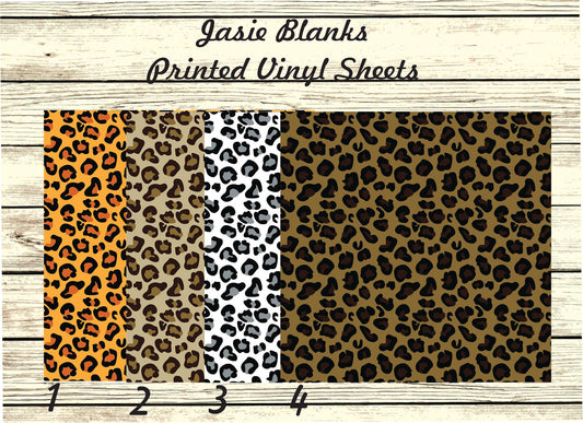 Leopard Printed Vinyl Outdoor and HTV