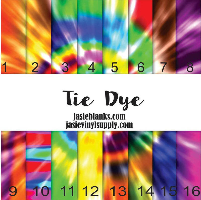 Tie Dye Printed Vinyl
