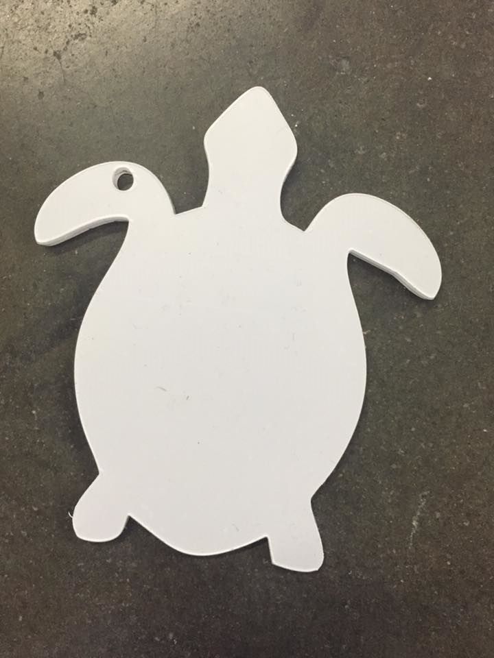 Acrylic Turtle Keychains