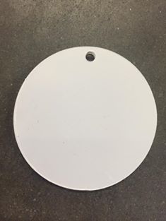 Acrylic-  2 in Circle Keychains
