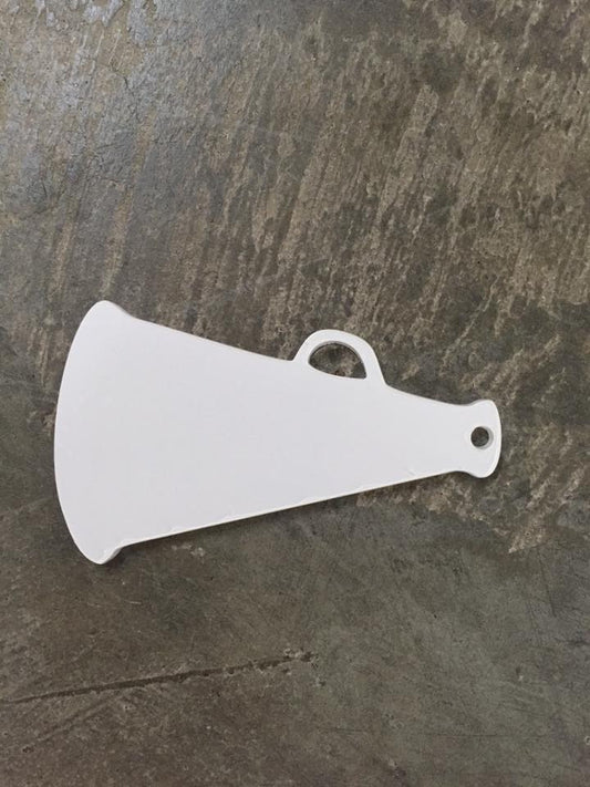Acrylic MEGAPHONE Clear Keychains