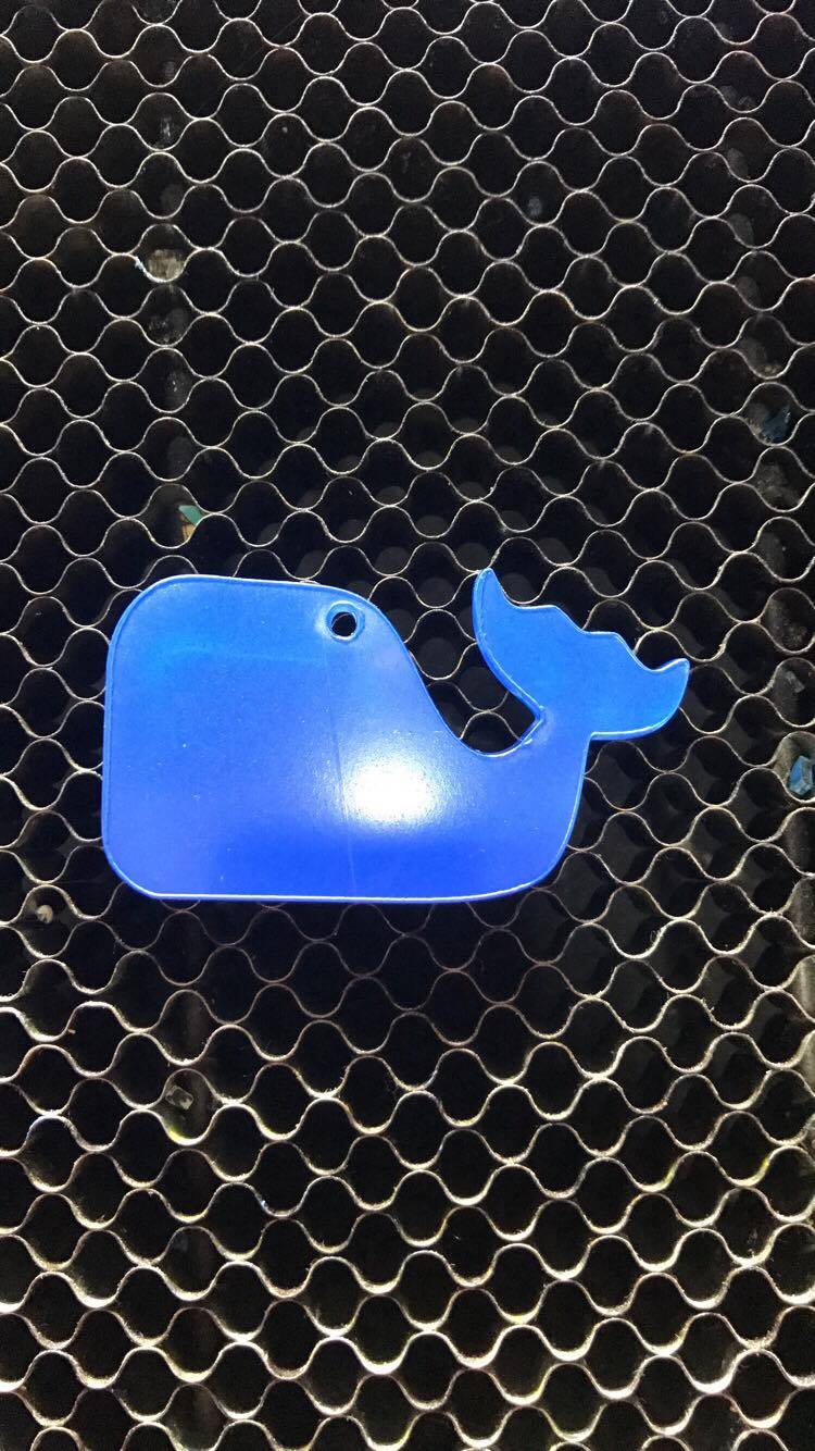 Acrylic whale key chain