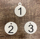 Sublimation 1 Inch Keychain