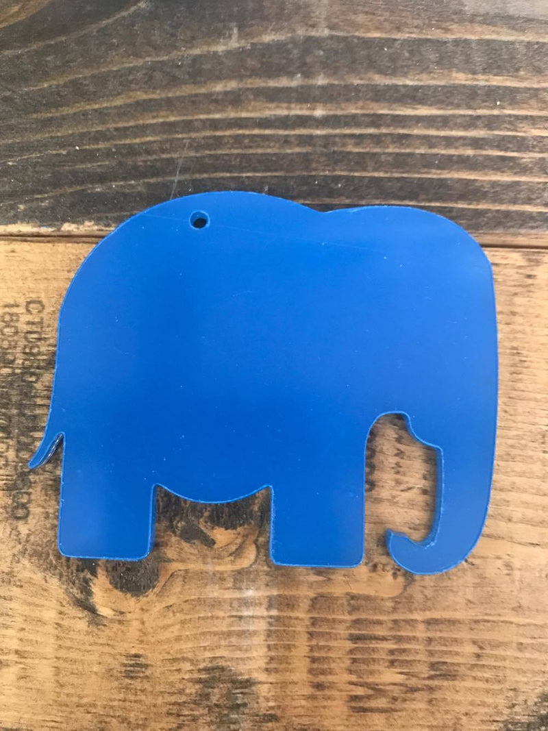 Acrylic Elephant Key chain