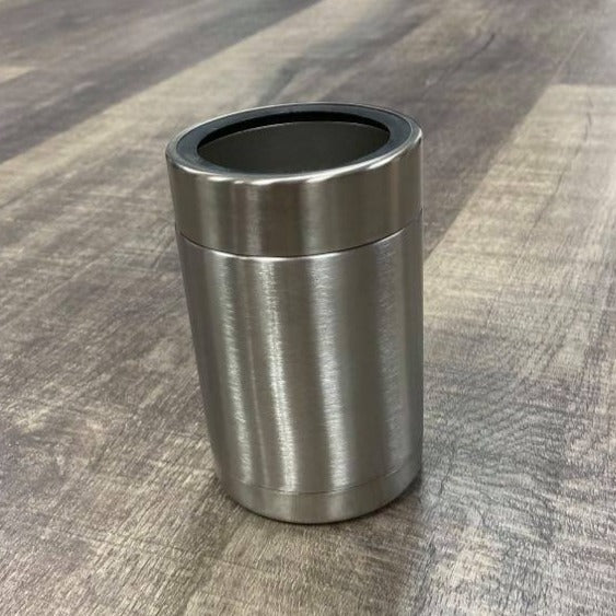 12oz. Can Cooler - Stainless Screw Top