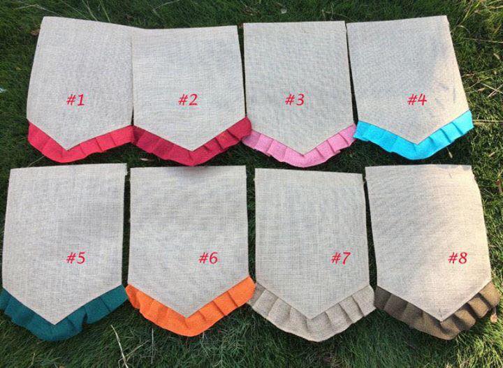 Burlap Garden Flag