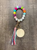 Rainbow Silicone Bead Bracelet