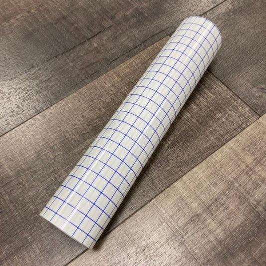 Blue Grid Adhesive Transfer Mask