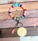 Blue Floral Bracelet