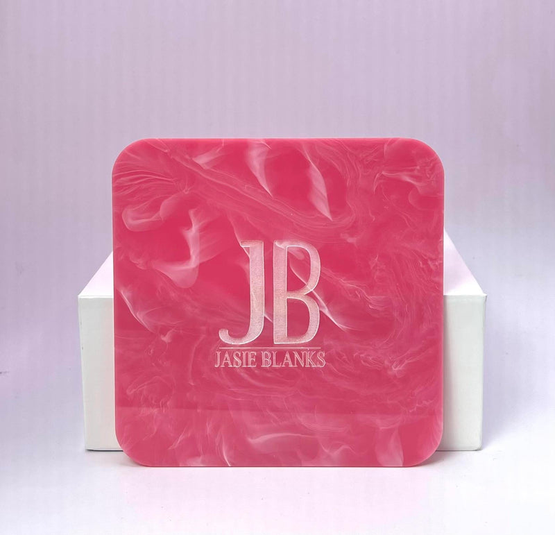 1/8" Pink Marble Acrylic Sheet