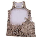 Polyester Bleach Tank - Glitter Leopard