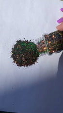 Chunky Glitter - Green Amber