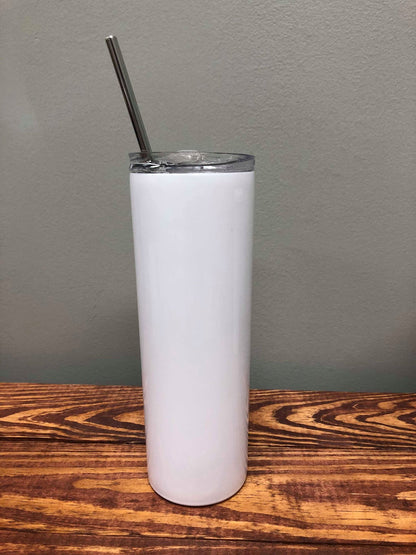 20 oz Skinny White - Sublimation