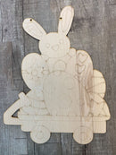 Easter Wagon Wood Design