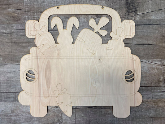 Easter Truck Wood Design