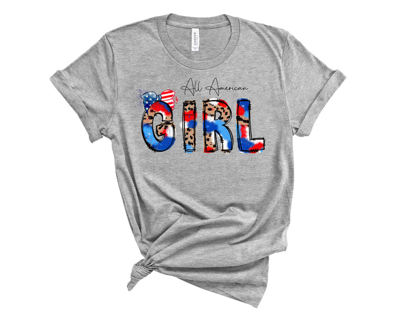 All American Girl USA Leopard - Graphic Tee